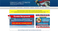 Desktop Screenshot of greencardturkiye.com