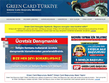 Tablet Screenshot of greencardturkiye.com